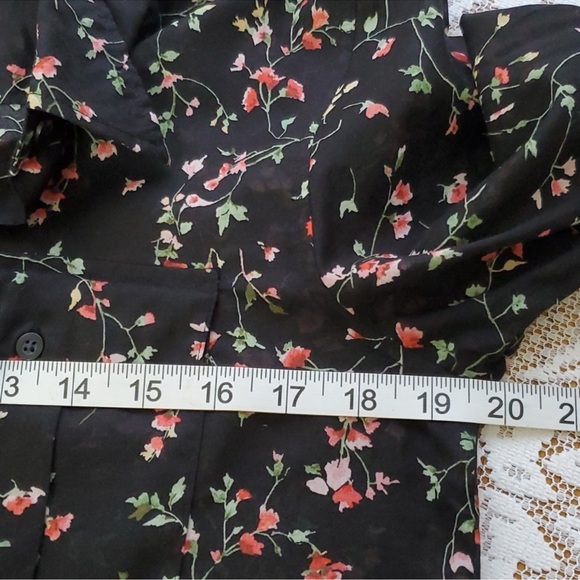 Ralph Lauren cotton floral blouse - Picture 3 of 7